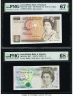 Great Britain Bank of England 10; 5 Pounds ND (1984-91) Pick 379c; 382a Two Examples PMG Superb Gem Unc 67 EPQ; Superb Gem Unc 68 EPQ. 

HID0980124201...