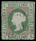 Markenausgaben
Helgoland
1867/68, 1/2 Schilling, 2. Auflage mit Kopftype II, mit sehr sauber und gerade aufgesetztem KBS "HELIGOLAND 23 AU 1868". Tr...