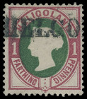 Markenausgaben
Helgoland
1875, 1 Pfennig, Kabinettstück (Zahnknitter) mit gerade und fast gesichtsfrei aufgesetztem L1 "HELGOLAND". Echt gestempelt ...