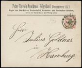 Markenausgaben
Helgoland
1876/85, 20 Pfennig lebhaftrosa/hellrötlichgelb/graugrün, Prachtstück mit zentrischem KBS "HELIGOLAND OC 18 1885" auf Brief...