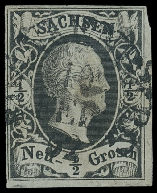 Stempel
Sachsen
"FRANKENBERG 10.FEB 52" sehr seltener Ort-Stempel in Sondertyp...