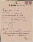 Markenausgaben
Schleswig-Holstein
DIE BEIDEN EXPRESSZETTEL-UNIKATE: 1867, 4 Schilling "HERZOGTH. SCHLESWIG" gelbbraun, farbfrisch und sauber durchst...