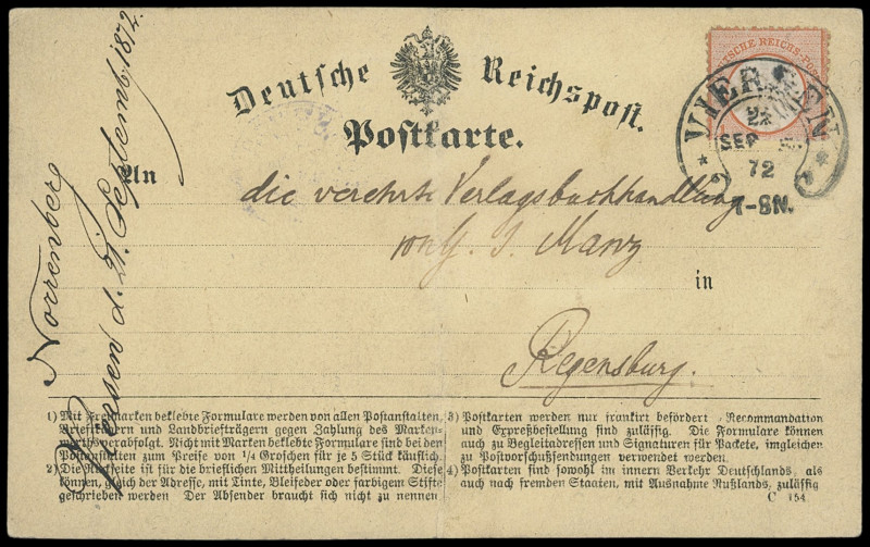 Brustschilde
Deutsches Reich
1872, Kleiner Brustschild: 1/2 Groschen, 2/3 unte...