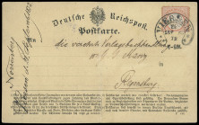 Brustschilde
Deutsches Reich
1872, Kleiner Brustschild: 1/2 Groschen, 2/3 unten mittels privatem Durchstich sauber getrennt, so dass jetzt "1" statt...