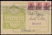 Infla
Deutsches Reich
1923, 2 Millionen auf 200 Mark mattkarminrot, durchstochen, waagerechtes Paar und Einzelstück (je teils unauffällige Randmänge...