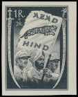 Nationales indien
Deutsche Besetzungen 2. WK
1943, 1/2 Anna bis 1 Rupie+2 Rupien gezähnt und geschnitten, das Gebiet überkomplett mit allen 21 Werte...