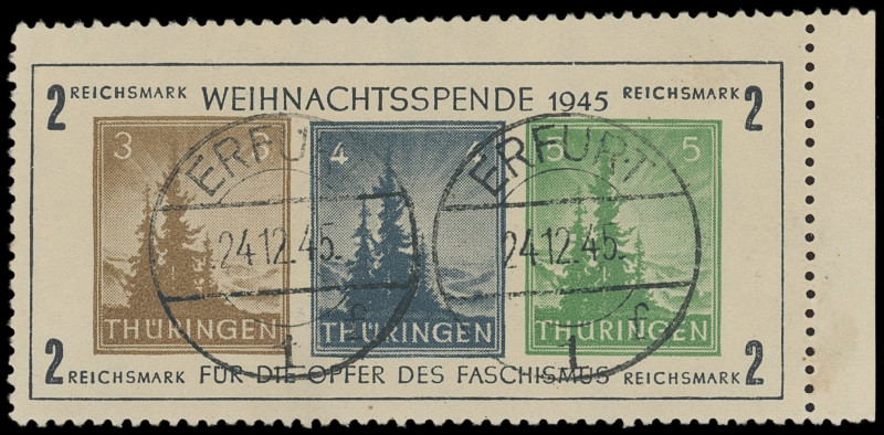 Thüringen
Deutschland nach 1945
1945, Blockausgabe: Wiederaufbau - Antifaschis...
