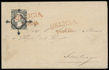 Spanien (España)
Europa
1850, 6 Cuartos Königin Isabella II. schwarz, allseits voll- bis breitrandig und farbfrisch, sauber entwertet mit schwarzem ...