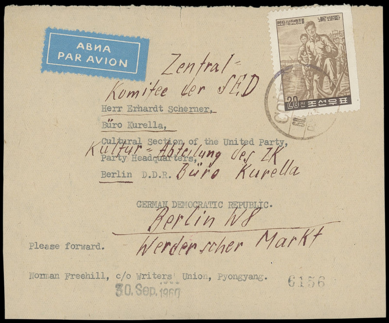 Demokratische Volksrepublik Korea (Nordkorea)
Übersee
1959/61, vier gelaufene ...