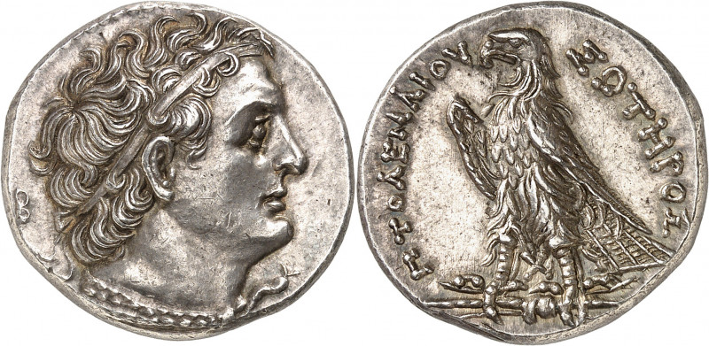 Royaume lagide, Ptolémée II (283-246 av. J.-C.). Tétradrachme 261-254 av. J.-C.,...