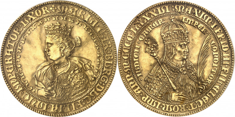 Saint-Empire romain (962-1806). Médaille d’or, dite médaille juive de Prague (Pr...