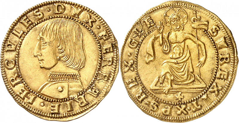 Ferrare (duché de), Hercule Ier d’Este (1471-1505). Ducat ND (1471-1505), Ferrar...