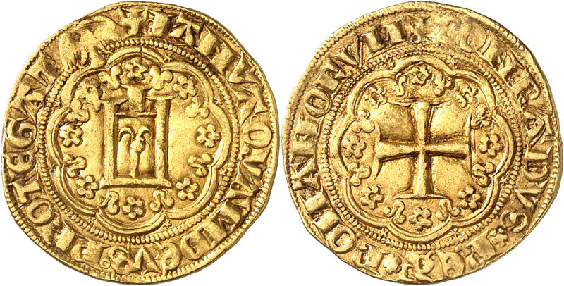 Gênes, gouvernement des Gibelins (1334-1336). Genovino ND (1334-1336), Gênes.
A...