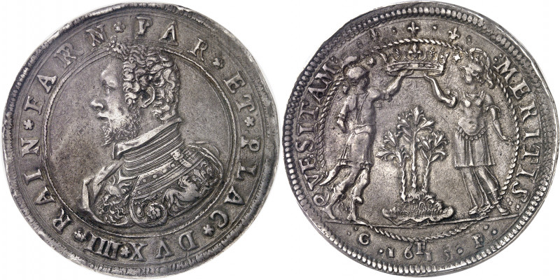 Parme, Ranuccio Ier Farnèse (1592-1622). Double ducaton (doppio ducatone) 1615, ...