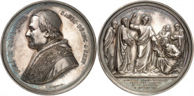 Vatican, Pie IX (1846-1878). Médaille pour l’ouverture du Concile du Vatican, par Bianchi 1869, Rome.
Av. PIVS. IX. PONT. MAX. SACRI. PRINC. A. XXIV....