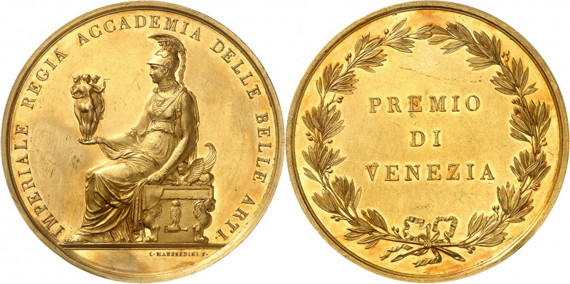 Venise, Napoléon Ier Roi d'Italie (1805-1814). Médaille d’Or, prix de Venise de ...