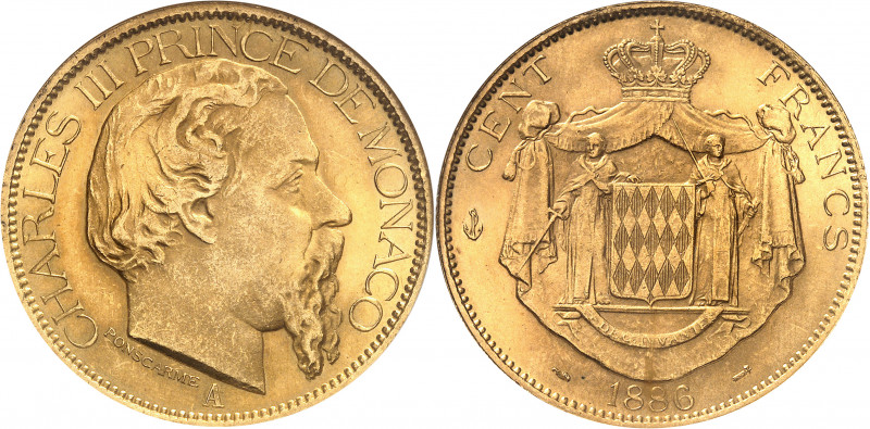 Charles III (1853-1889). 100 (Cent) francs 1886, A, Paris.
Av. CHARLES III PRIN...