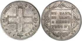 Paul Ier (1796-1801). Rouble lourd 1797, Saint-Pétersbourg.
Av. Légende en cyrillique. Croix formée de 4 P couronnés, avec I en cœur. Rv. Dans un car...