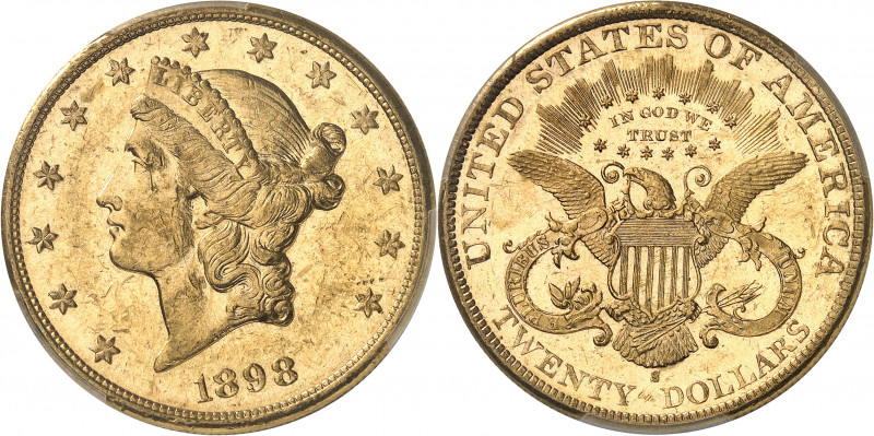 République fédérale des États-Unis d’Amérique (1776-à nos jours). 20 dollars Lib...