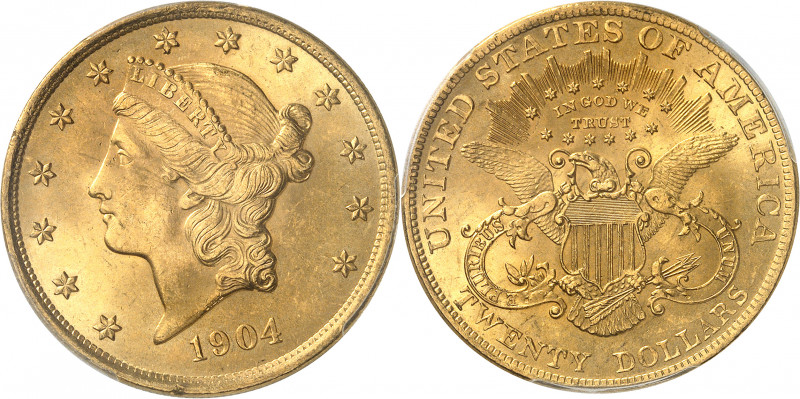République fédérale des États-Unis d’Amérique (1776-à nos jours). 20 dollars Lib...