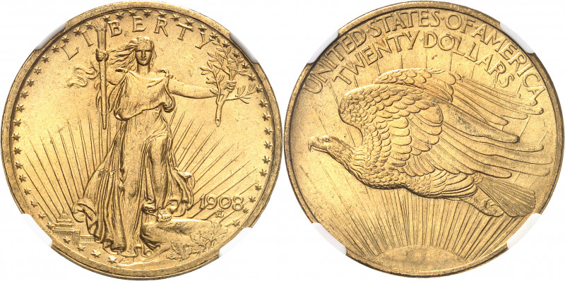 République fédérale des États-Unis d’Amérique (1776-à nos jours). 20 dollars Sai...