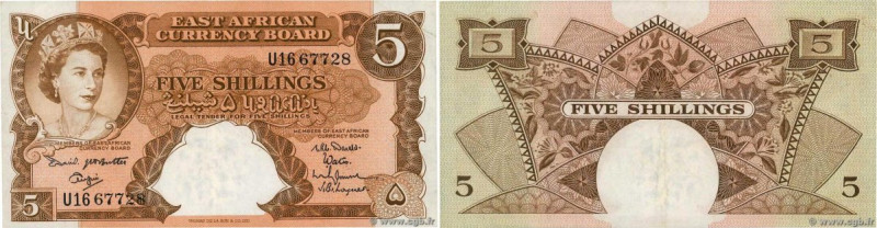 Country : EAST AFRICA 
Face Value : 5 Shillings  
Date : (1961) 
Period/Province...