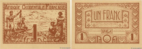 Country : FRENCH WEST AFRICA (1895-1958) 
Face Value : 1 Franc  
Date : (1944) 
Period/Province/Bank : Banque de l'Afrique Occidentale 
Catalogue refe...