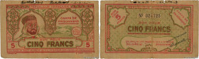 Country : ALGERIA 
Face Value : 5 Francs  
Date : (1943) 
Period/Province/Bank : Camps de prisonniers 
Catalogue reference : K.394 
Additional referen...