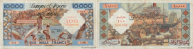 Country : ALGERIA 
Face Value : 100 Nouveaux Francs sur 10000 Francs  
Date : 12 février 1958  
Period/Province/Bank : Banque de l'Algérie et de la Tu...