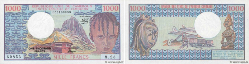 Country : CAMEROON 
Face Value : 1000 Francs  
Date : 01 avril 1978 
Period/Prov...