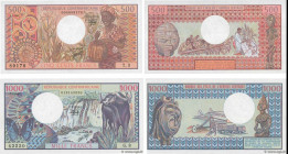 Country : CENTRAL AFRICAN REPUBLIC 
Face Value : 500 et 1000 Francs Lot 
Date : 01 janvier 1980 
Period/Province/Bank : B.E.A.C. 
Department : Républi...