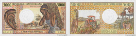 Country : CENTRAL AFRICAN REPUBLIC 
Face Value : 5000 Francs  
Date : (1984) 
Period/Province/Bank : B.E.A.C. 
Department : République Centrafricaine ...