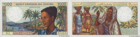 Country : COMOROS 
Face Value : 1000 Francs  
Date : (1984) 
Period/Province/Bank : Banque centrale des Comores 
Catalogue reference : P.11a 
Alphabet...