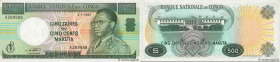 Country : CONGO REPUBLIC 
Face Value : 5 Zaïres - 500 Makuta  
Date : 02 janvier 1967 
Period/Province/Bank : Banque Nationale du Congo 
Catalogue ref...