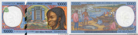 Country : CENTRAL AFRICAN STATES 
Face Value : 10000 Francs  
Date : 2002 
Period/Province/Bank : B.E.A.C. 
Department : Cameroun 
Catalogue reference...