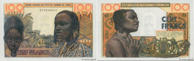 Country : WEST AFRICAN STATES 
Face Value : 100 Francs  
Date : (1966) 
Period/Province/Bank : B.C.E.A.O. 
Department : Côte d'Ivoire 
Catalogue refer...