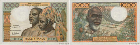 Country : WEST AFRICAN STATES 
Face Value : 1000 Francs  
Date : 20 mars 1961 
Period/Province/Bank : B.C.E.A.O. 
Department : Côte d'Ivoire 
Catalogu...