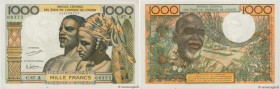 Country : WEST AFRICAN STATES 
Face Value : 1000 Francs  
Date : (1971-1972) 
Period/Province/Bank : B.C.E.A.O. 
Department : Côte d'Ivoire 
Catalogue...