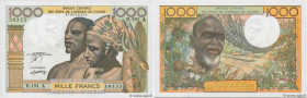 Country : WEST AFRICAN STATES 
Face Value : 1000 Francs  
Date : (1977-1979) 
Period/Province/Bank : B.C.E.A.O. 
Department : Côte d'Ivoire 
Catalogue...
