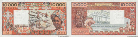 Country : WEST AFRICAN STATES 
Face Value : 10000 Francs  
Date : (1977) 
Period/Province/Bank : B.C.E.A.O. 
Department : Côte d'Ivoire 
Catalogue ref...