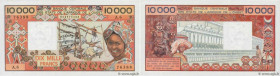 Country : WEST AFRICAN STATES 
Face Value : 10000 Francs  
Date : (1977) 
Period/Province/Bank : B.C.E.A.O. 
Department : Côte d'Ivoire 
Catalogue ref...