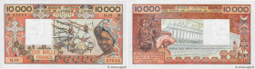 Country : WEST AFRICAN STATES 
Face Value : 10000 Francs  
Date : (1981-1982) 
Period/Province/Bank : B.C.E.A.O. 
Department : Côte d'Ivoire 
Catalogu...