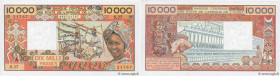 Country : WEST AFRICAN STATES 
Face Value : 10000 Francs  
Date : (1986-1987) 
Period/Province/Bank : B.C.E.A.O. 
Department : Côte d'Ivoire 
Catalogu...