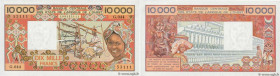 Country : WEST AFRICAN STATES 
Face Value : 10000 Francs  
Date : (1989) 
Period/Province/Bank : B.C.E.A.O. 
Department : Côte d'Ivoire 
Catalogue ref...