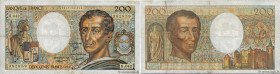 Country : FRANCE 
Face Value : 200 Francs MONTESQUIEU alphabet H.402  
Date : 1986 
Period/Province/Bank : Banque de France, XXe siècle 
Catalogue ref...