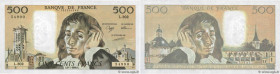 Country : FRANCE 
Face Value : 500 Francs PASCAL  
Date : 06 juillet 1989 
Period/Province/Bank : Banque de France, XXe siècle 
Catalogue reference : ...