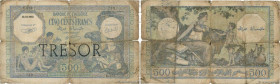 Country : FRANCE 
Face Value : 500 Francs ALGÉRIE  
Date : 1943 
Period/Province/Bank : Trésor 
Catalogue reference : VF.09.01 
Additional reference :...