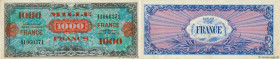 Country : FRANCE 
Face Value : 1000 Francs FRANCE  
Date : 1945 
Period/Province/Bank : Trésor 
Catalogue reference : VF.27.01 
Additional reference :...
