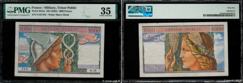 Country : FRANCE 
Face Value : 1000 Francs TRÉSOR PUBLIC  
Date : 1955 
Period/P...
