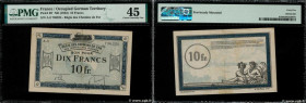 Country : FRANCE regionalism and miscellaneous 
Face Value : 10 Francs  
Date : 1923 
Period/Province/Bank : Régie des Chemins de Fer des territoires ...